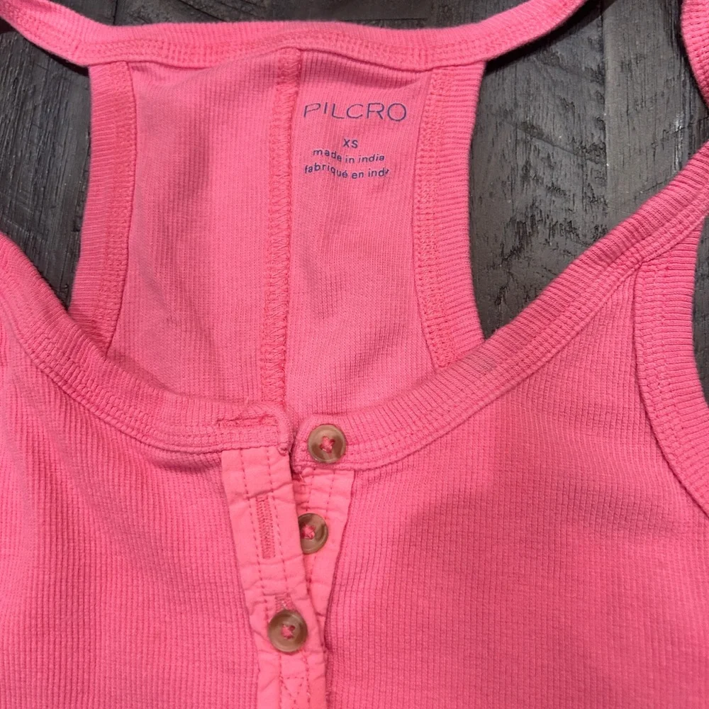 2 Pilcro Racerback Ribbed Tanks - Picture 4 of 5